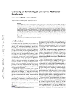 Evaluating Understanding on Conceptual Abstraction Benchmarks