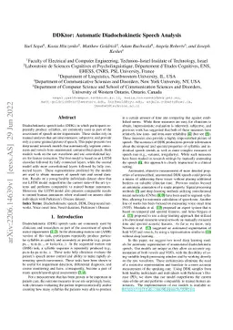 DDKtor: Automatic Diadochokinetic Speech Analysis