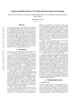 Improving Deliberation by Text-Only and Semi-Supervised Training