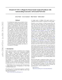 DrumGAN VST: A Plugin for Drum Sound Analysis/Synthesis With
  Autoencoding Generative Adversarial Networks