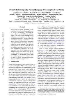 TweetNLP: Cutting-Edge Natural Language Processing for Social Media