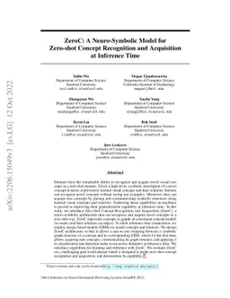 ZeroC: A Neuro-Symbolic Model for Zero-shot Concept Recognition and
  Acquisition at Inference Time