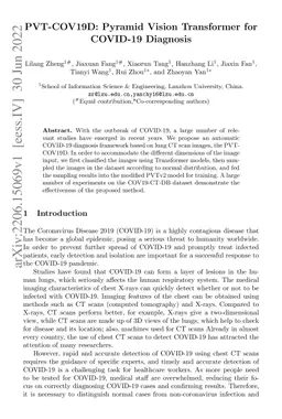 PVT-COV19D: Pyramid Vision Transformer for COVID-19 Diagnosis