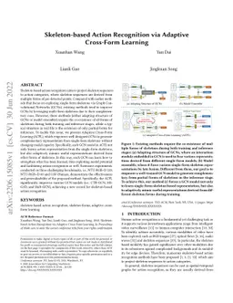 Skeleton-based Action Recognition via Adaptive Cross-Form Learning