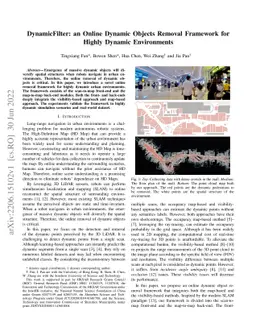 DynamicFilter: an Online Dynamic Objects Removal Framework for Highly
  Dynamic Environments