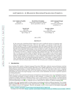 esCorpius: A Massive Spanish Crawling Corpus