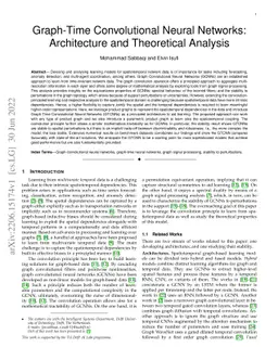 Graph-Time Convolutional Neural Networks: Architecture and Theoretical
  Analysis