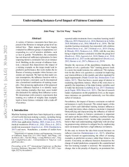 Understanding Instance-Level Impact of Fairness Constraints