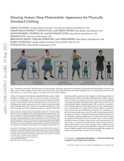 Dressing Avatars: Deep Photorealistic Appearance for Physically
  Simulated Clothing