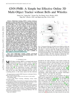 GNN-PMB: A Simple but Effective Online 3D Multi-Object Tracker without
  Bells and Whistles