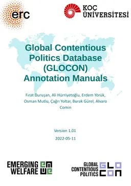 Global Contentious Politics Database (GLOCON) Annotation Manuals
