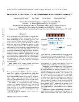 Rethinking Audio-visual Synchronization for Active Speaker Detection