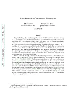 List-Decodable Covariance Estimation