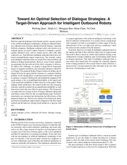 Toward An Optimal Selection of Dialogue Strategies: A Target-Driven
  Approach for Intelligent Outbound Robots