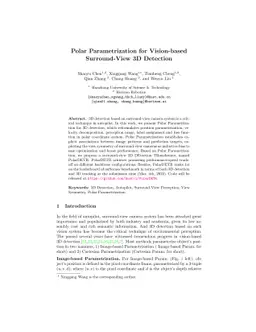 Polar Parametrization for Vision-based Surround-View 3D Detection