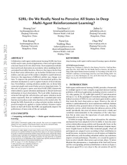 S2RL: Do We Really Need to Perceive All States in Deep Multi-Agent
  Reinforcement Learning?