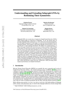 Understanding and Extending Subgraph GNNs by Rethinking Their Symmetries