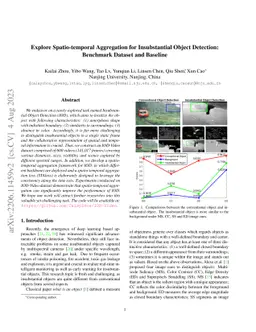Explore Spatio-temporal Aggregation for Insubstantial Object Detection:
  Benchmark Dataset and Baseline
