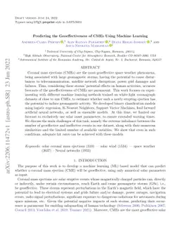 Predicting the Geoeffectiveness of CMEs Using Machine Learning