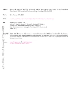 Patient Aware Active Learning for Fine-Grained OCT Classification