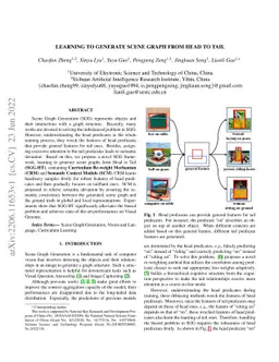 Learning To Generate Scene Graph from Head to Tail