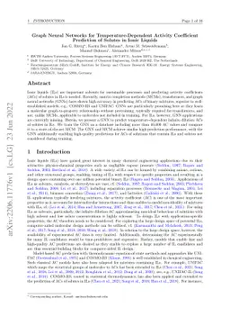 Graph Neural Networks for Temperature-Dependent Activity Coefficient
  Prediction of Solutes in Ionic Liquids