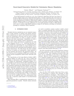 Score-based Generative Models for Calorimeter Shower Simulation