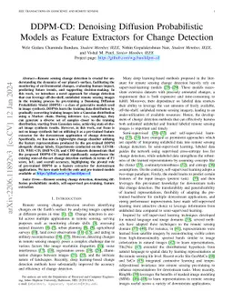 DDPM-CD: Denoising Diffusion Probabilistic Models as Feature Extractors
  for Change Detection