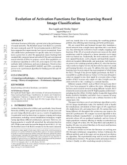 Evolution of Activation Functions for Deep Learning-Based Image
  Classification