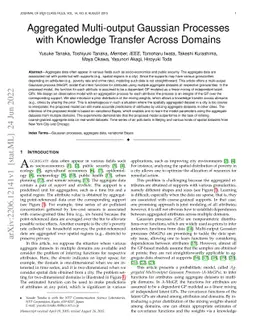 Aggregated Multi-output Gaussian Processes with Knowledge Transfer
  Across Domains
