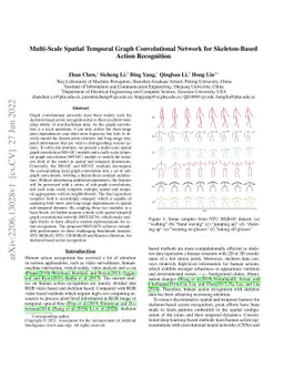 Multi-Scale Spatial Temporal Graph Convolutional Network for
  Skeleton-Based Action Recognition