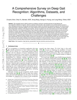 A Comprehensive Survey on Deep Gait Recognition: Algorithms, Datasets
  and Challenges