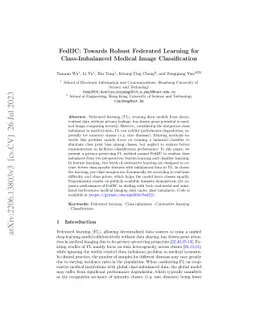 FedIIC: Towards Robust Federated Learning for Class-Imbalanced Medical
  Image Classification