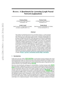 BAGEL: A Benchmark for Assessing Graph Neural Network Explanations