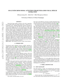 Dual-Path Cross-Modal Attention for better Audio-Visual Speech
  Extraction