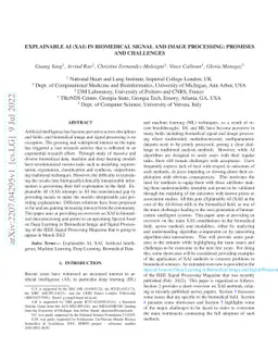 Explainable AI (XAI) in Biomedical Signal and Image Processing: Promises
  and Challenges