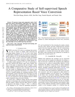 A Comparative Study of Self-supervised Speech Representation Based Voice
  Conversion