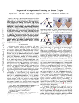 Sequential Manipulation Planning on Scene Graph