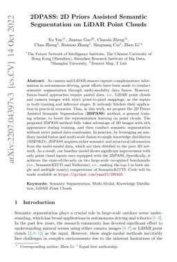 2DPASS: 2D Priors Assisted Semantic Segmentation on LiDAR Point Clouds