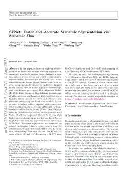 SFNet: Faster and Accurate Semantic Segmentation via Semantic Flow