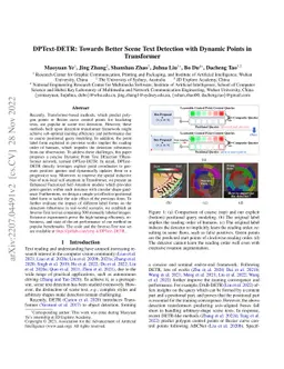 DPText-DETR: Towards Better Scene Text Detection with Dynamic Points in
  Transformer