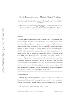 Depth Perspective-aware Multiple Object Tracking