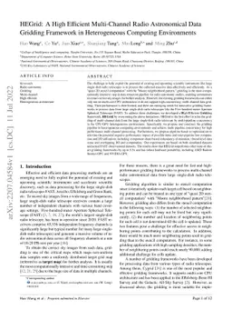 HEGrid: A High Efficient Multi-Channel Radio Astronomical Data Gridding
  Framework in Heterogeneous Computing Environments