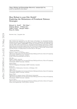 How Robust is your Fair Model? Exploring the Robustness of Diverse
  Fairness Strategies