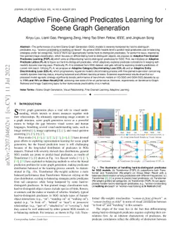 Adaptive Fine-Grained Predicates Learning for Scene Graph Generation