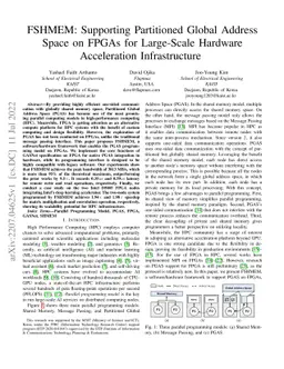 FSHMEM: Supporting Partitioned Global Address Space on FPGAs for
  Large-Scale Hardware Acceleration Infrastructure