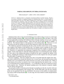Partial Resampling of Imbalanced Data