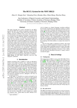 The HCCL System for the NIST SRE21