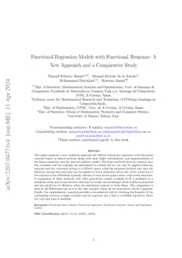 Functional Regression Models with Functional Response: New Approaches
  and a Comparative Study