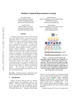 Hebbian Continual Representation Learning